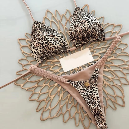 New Sexy Women Bikini Beach Holiday Swimsuit Two-Piece Set