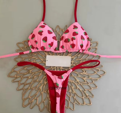 New Sexy Women Bikini Beach Holiday Swimsuit Two-Piece Set
