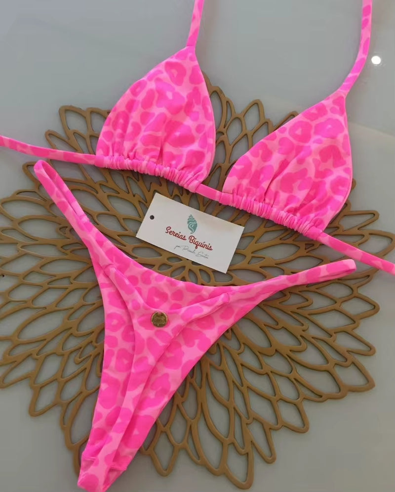 New Sexy Women Bikini Beach Holiday Swimsuit Two-Piece Set