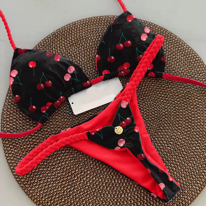New Sexy Women Bikini Beach Holiday Swimsuit Two-Piece Set