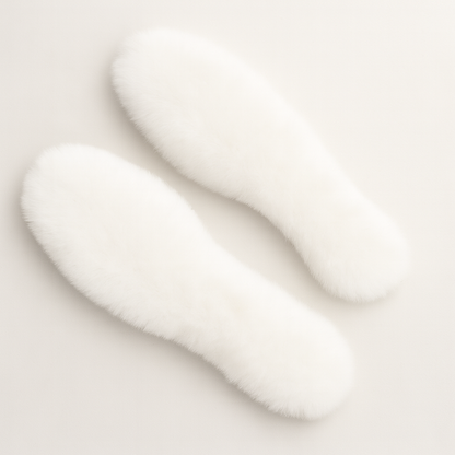 Cozy Imitation Rabbit Fur Warm Insoles