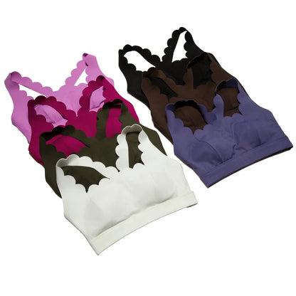 Seamless Scallop Edge Yoga Set