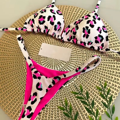 New Sexy Women Bikini Beach Holiday Swimsuit Two-Piece Set