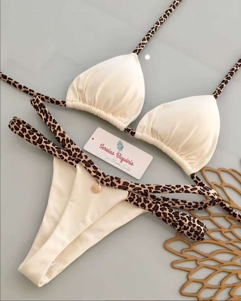 New Sexy Women Bikini Beach Holiday Swimsuit Two-Piece Set